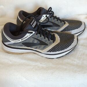 Brooks Women's Black and White Running Shoes